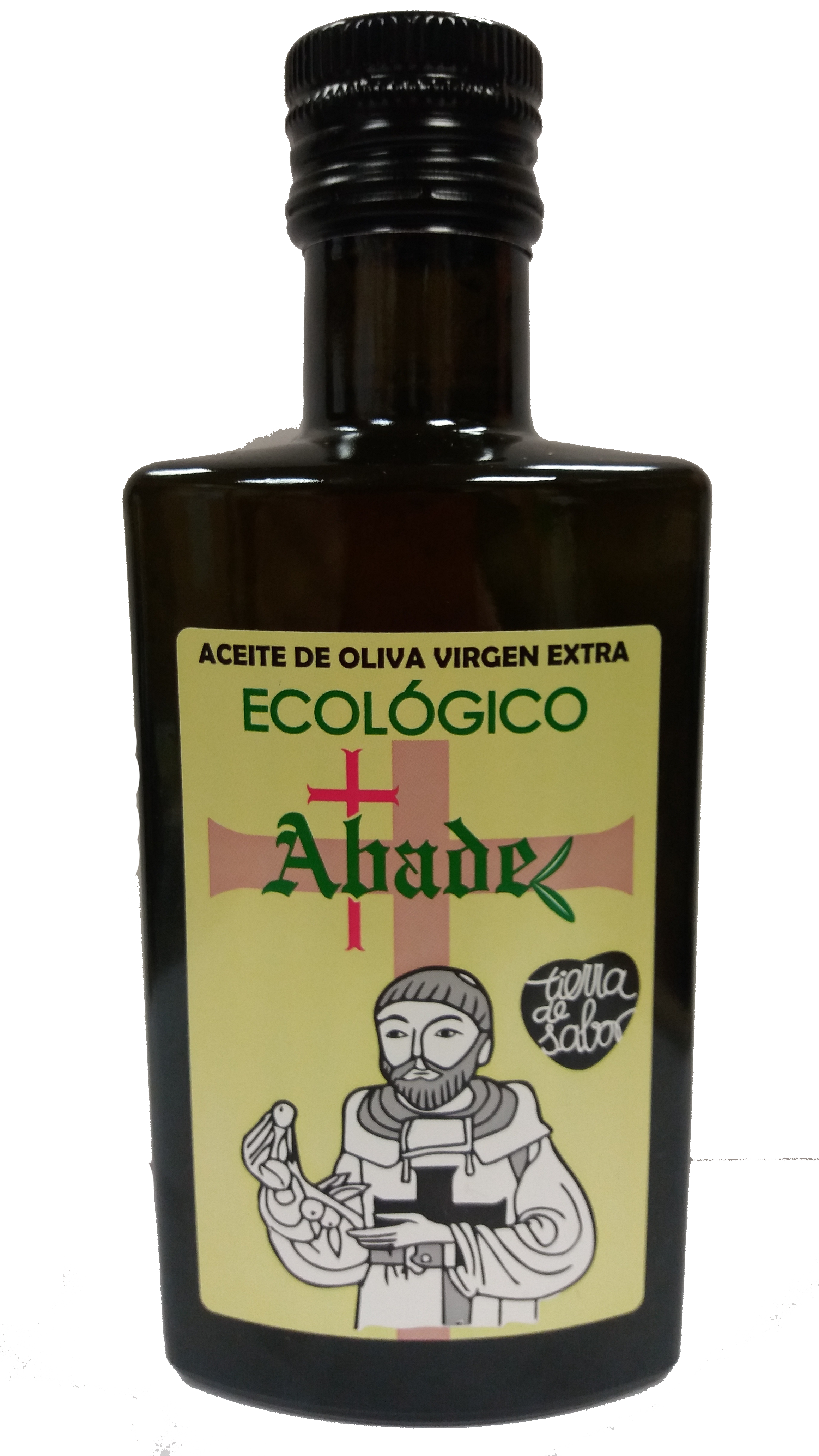 Botella aceite ecologico Abade 25cl